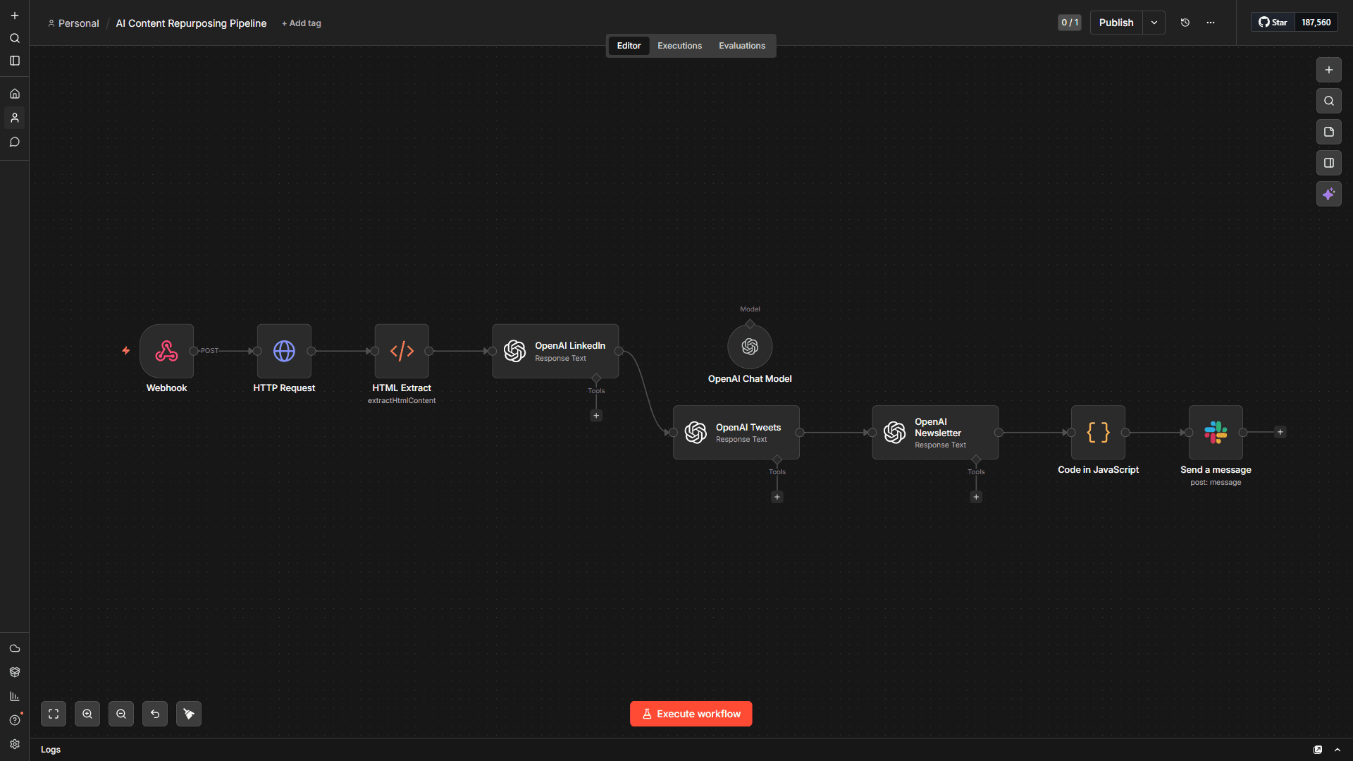 AI Content Repurposing Pipeline