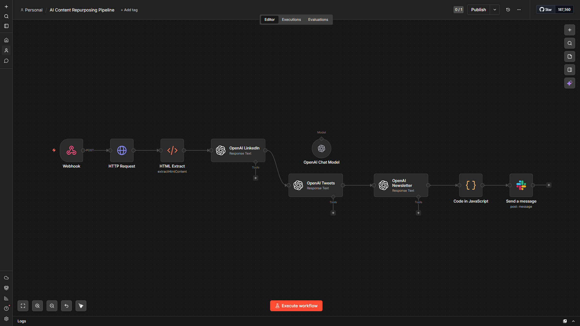 n8n Canvas Architecture